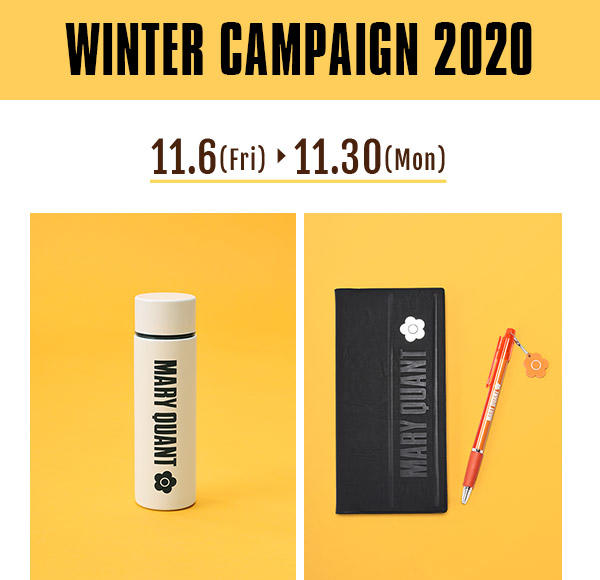 Winter Campaign 情報up Mary Quant Cosmetics Ltd