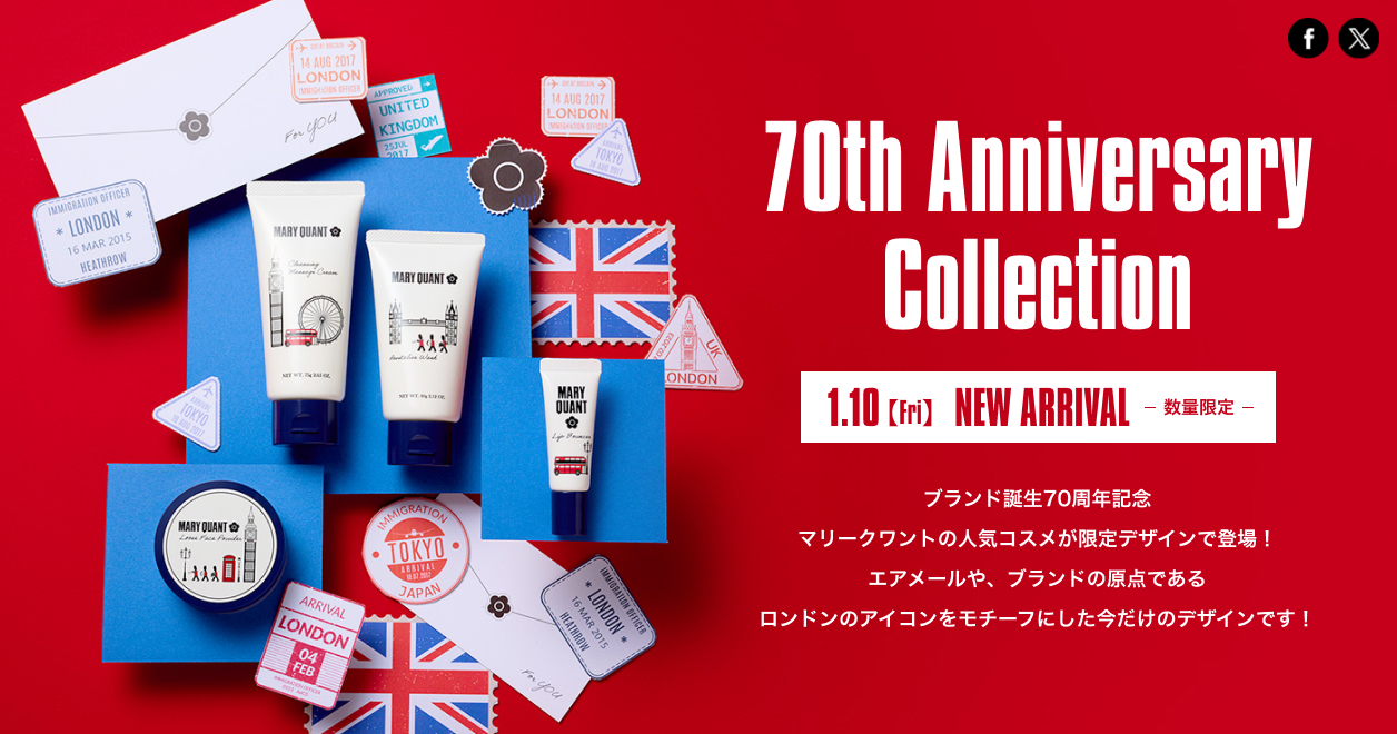 70th Anniversary Collection　1.10【Fri】NEW ARRIVAL -数量限定-