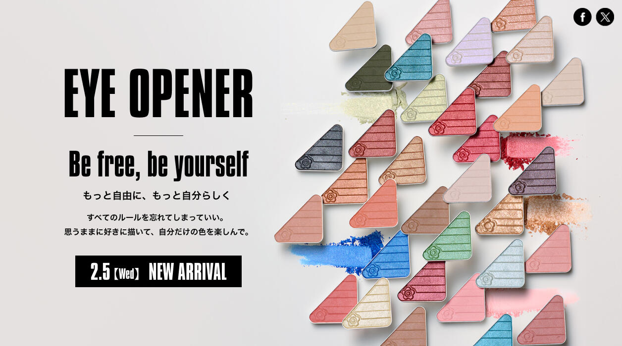EYE OPENER Be free, be yourself もっと自由に、もっと自分らしく【2.5 Wed NEW ARRIVAL】